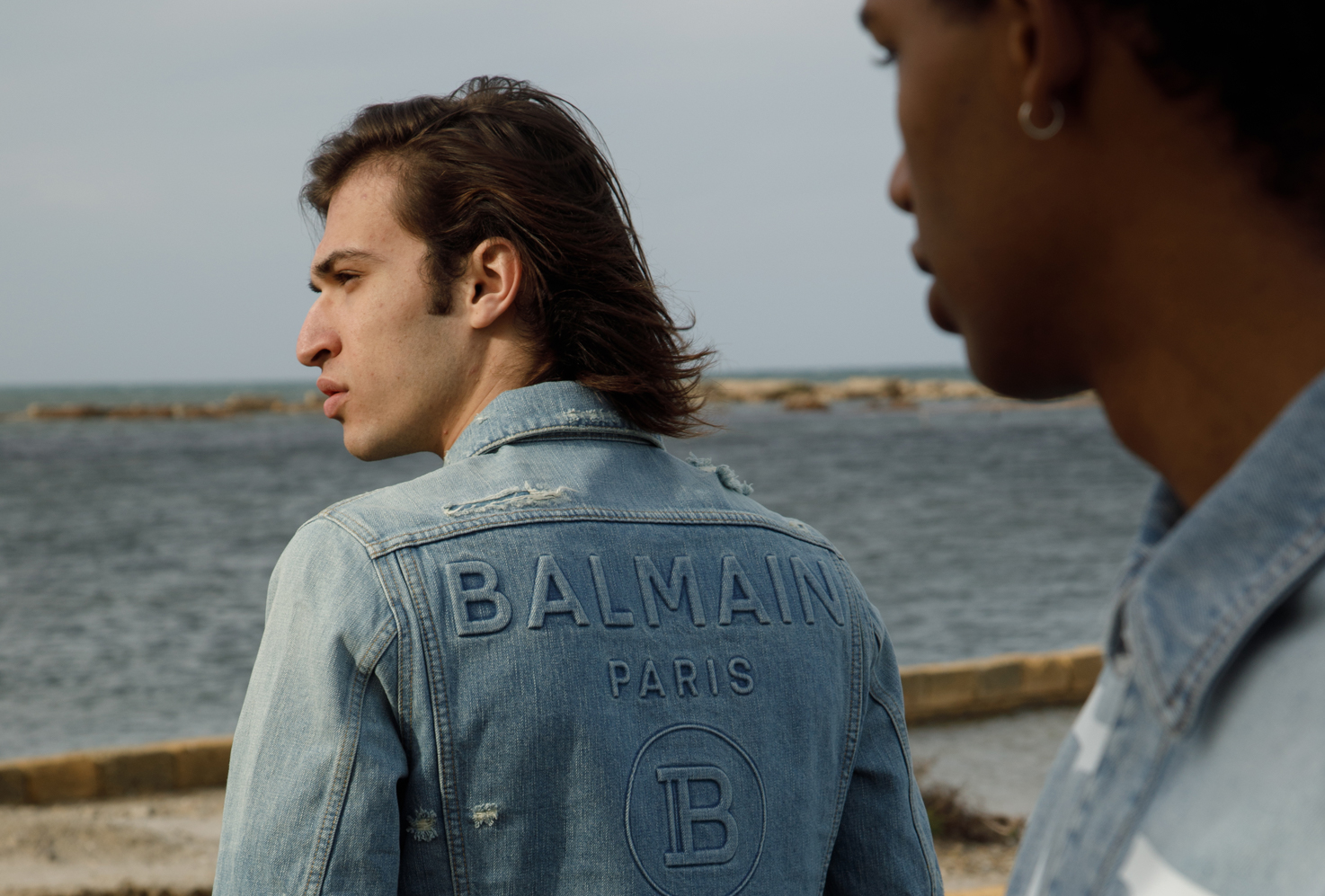THE DENIM LOGO JACKET